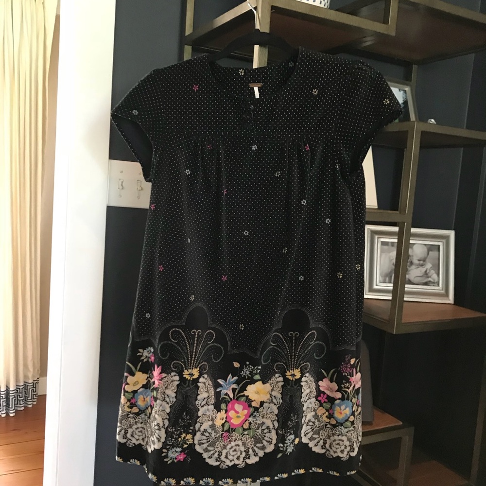 Black mini dress